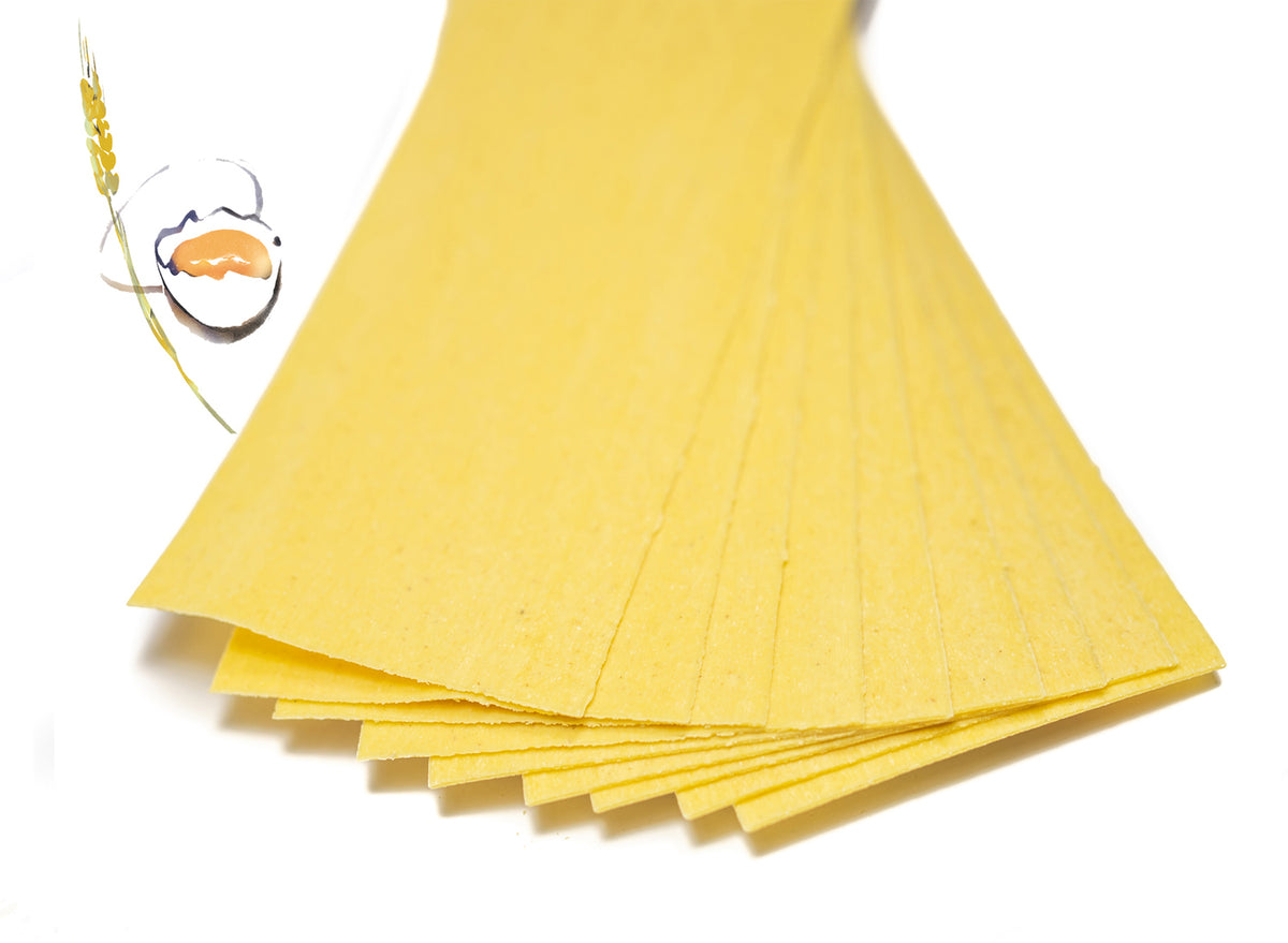 Lasagne-Platten mit Ei, luftgetrocknete Pasta