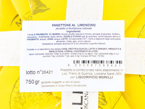 Panettone al Limoncino - Handverpackt zum Verschenken, 750g