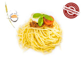 Spaghetti mit Ei, handgemacht