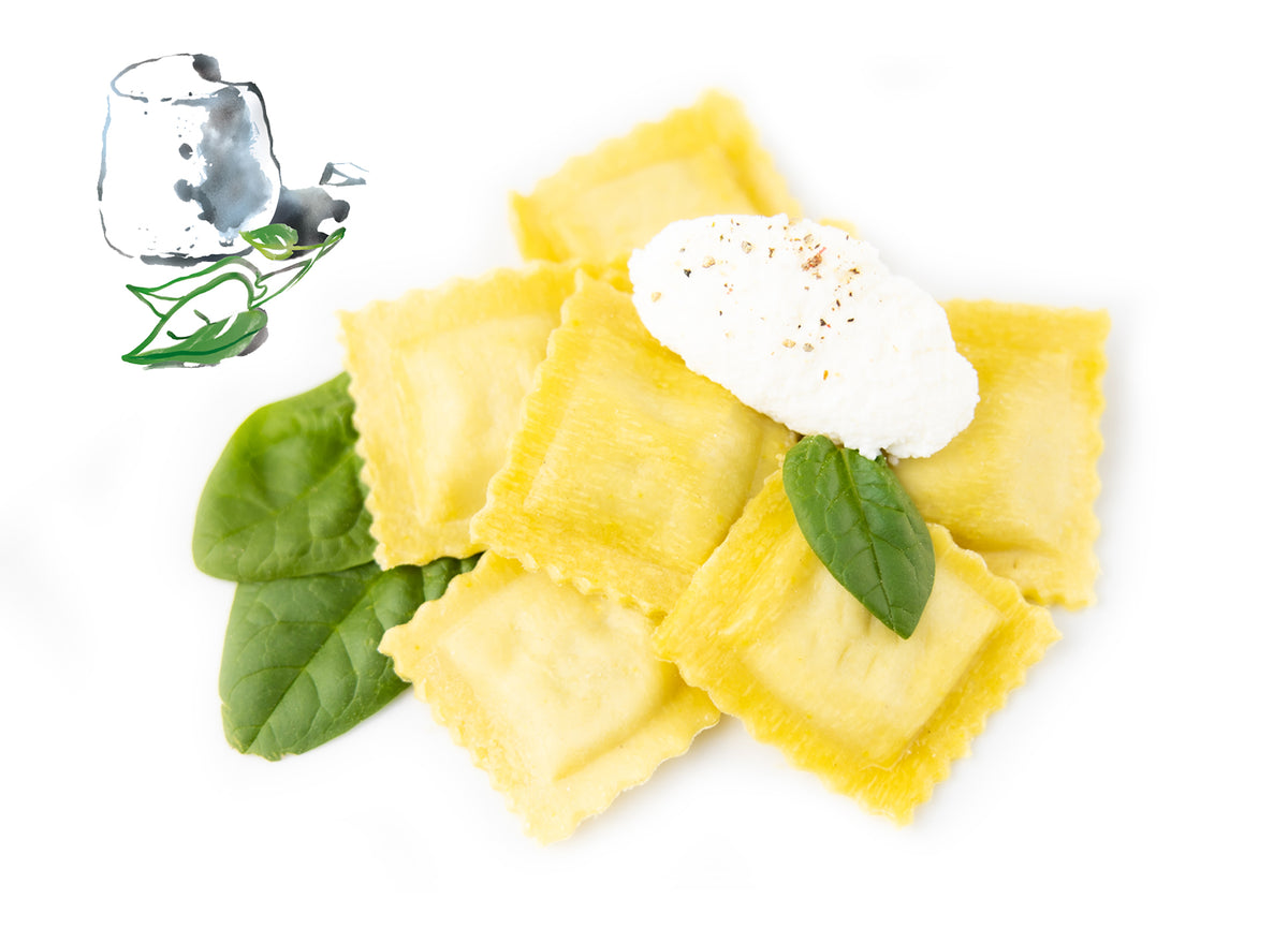 Agnolotti mit Ricotta & Spinat-Füllung