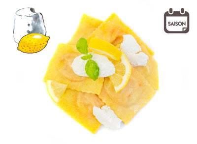 Quadri mit Ricotta- & Zitronen-Füllung