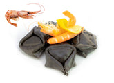 Tortellacci Schwarz mit Shrimps-Füllung