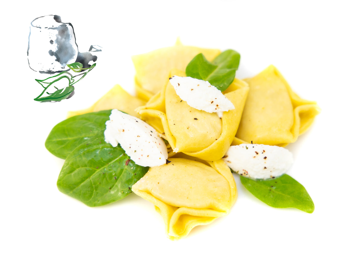 Tortellacci mit Ricotta & Spinat-Füllung