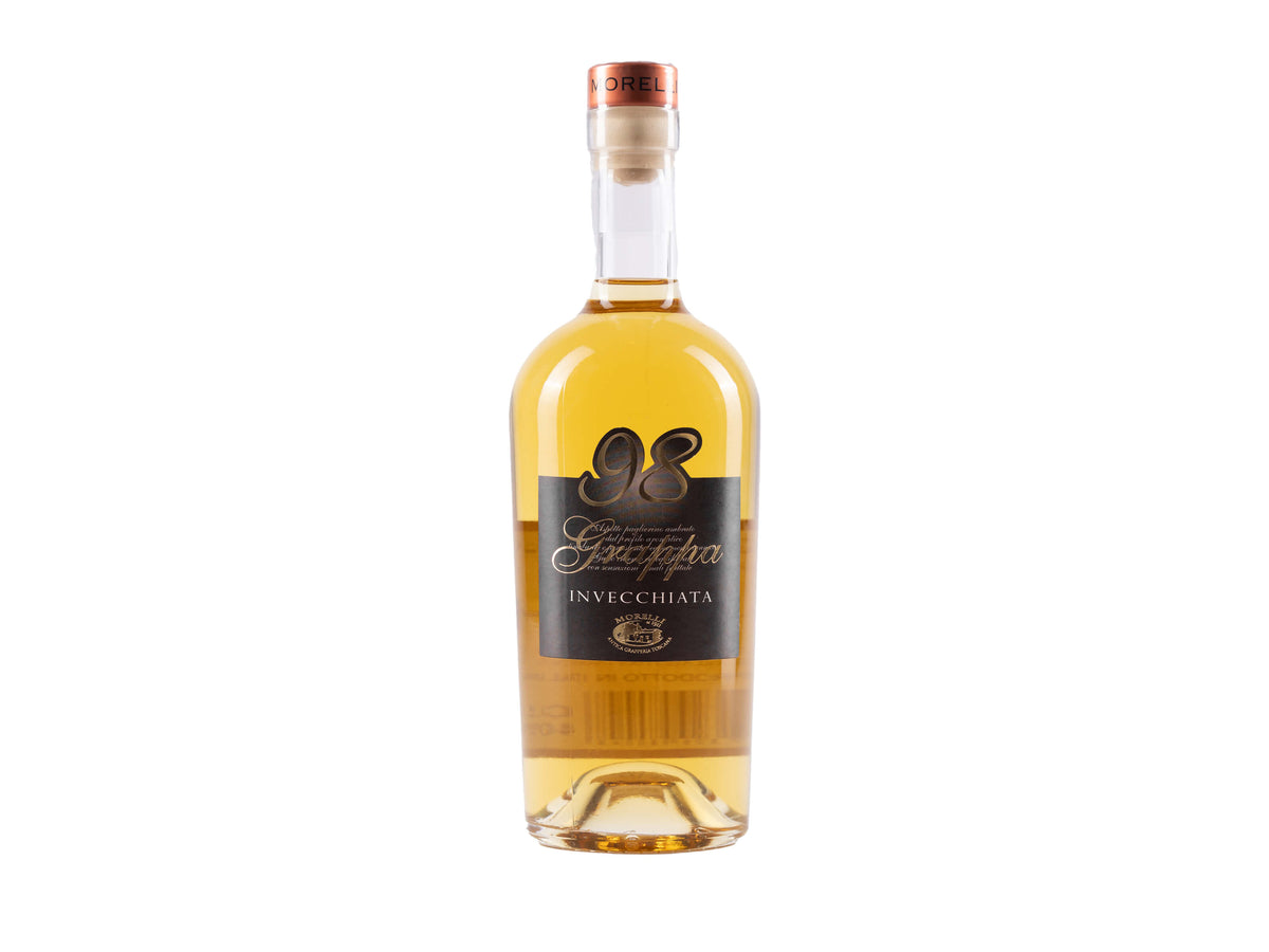 Grappa 98 invecchiata von Terre Antiche Vorderseite