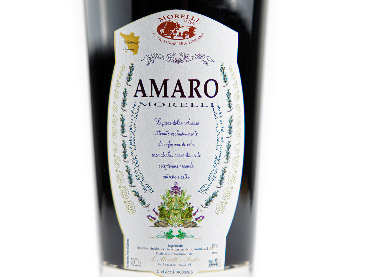 Amaro, 0,7 l, 30 % (Morelli - Antica Grapperia Toscana)