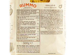 Rummo Fusilli N°48, Nudeln aus Hartweizengrieß ohne Ei (vegane Pasta)