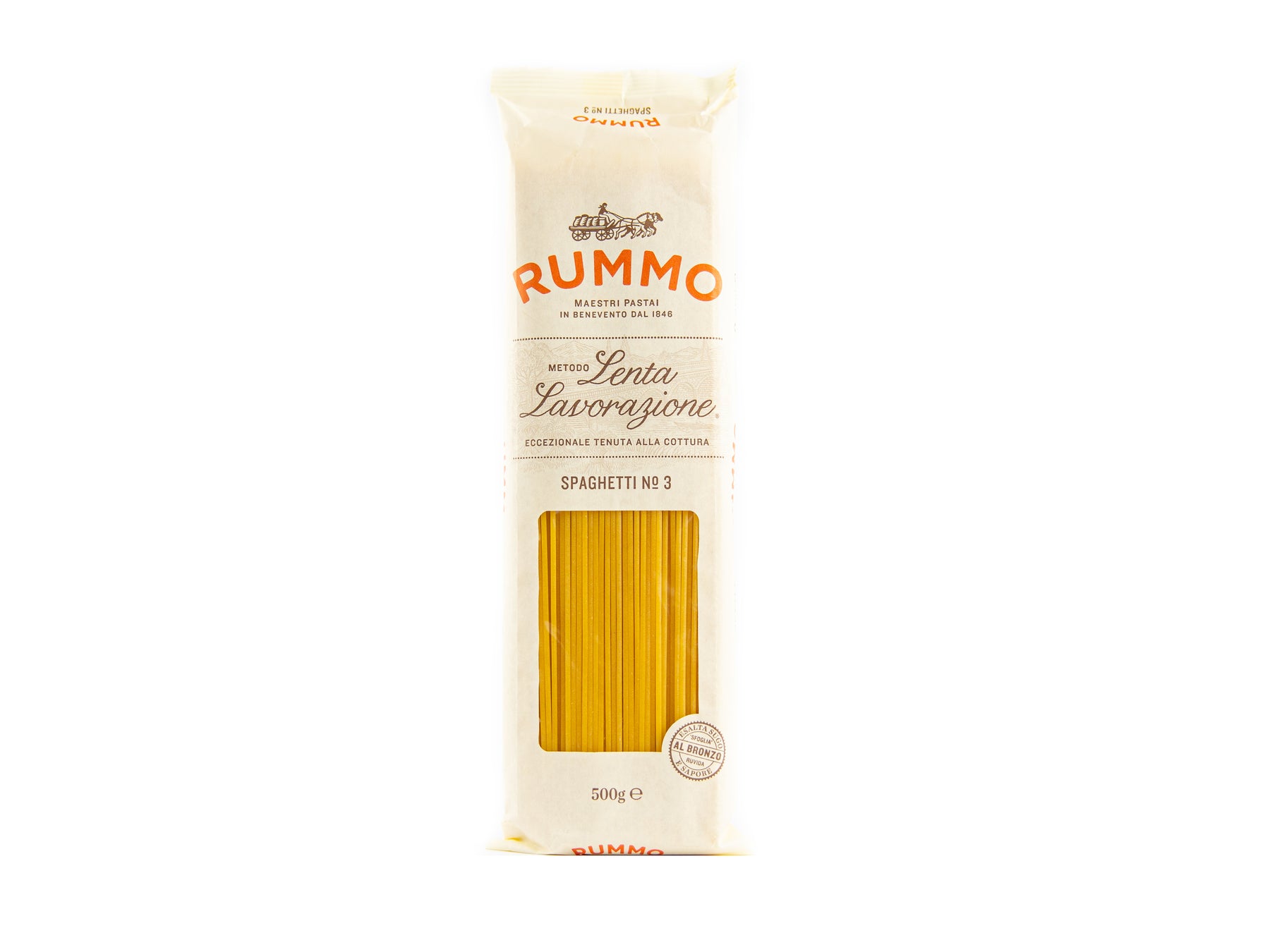 Rummo Spaghetti N°3, Hartweizengrießnudeln vegan