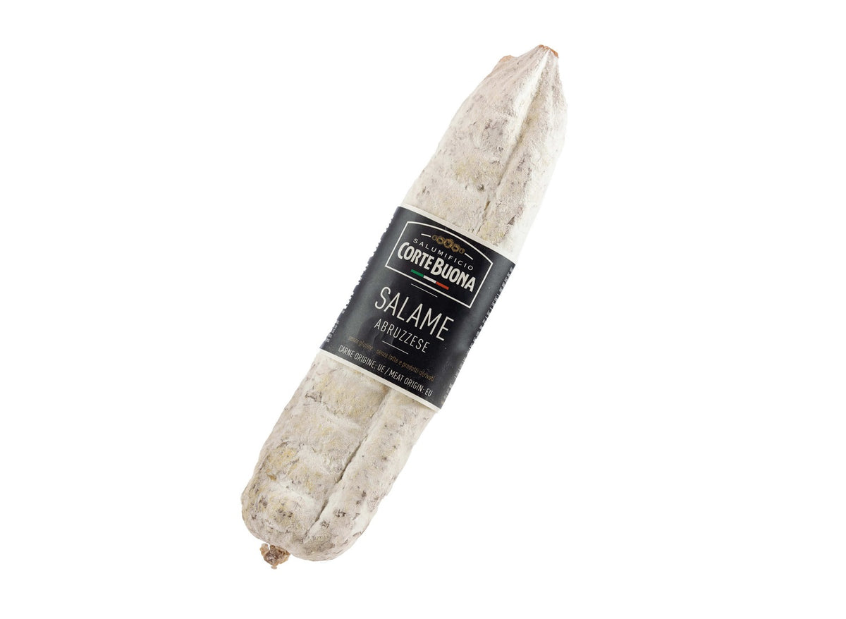 Salami aus Abruzzien flach, ganzes Stück