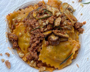 Agnolotti gefüllt mit Kürbis & gerösteten Kürbiskernen, 500g