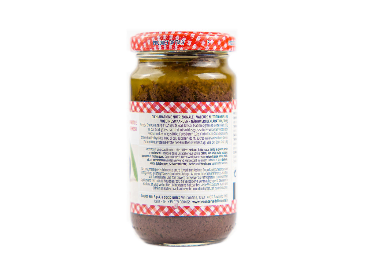 Paté di olive nere - Olivenpaste schwarz (Le Conserve della Nonna)