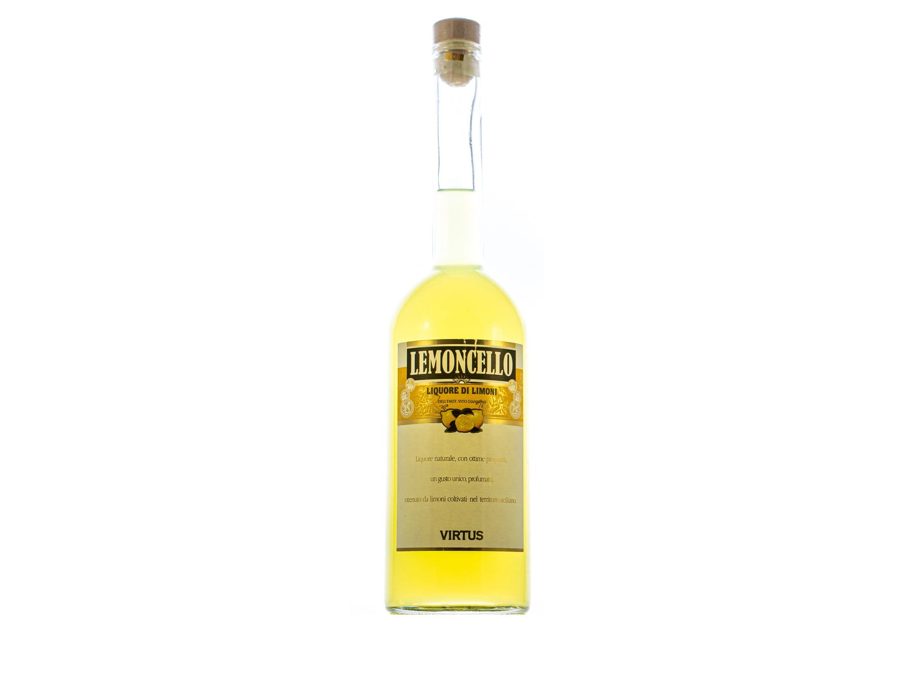 Sizilianischer Zitronen-Likör "Limoncello" (Virtus)